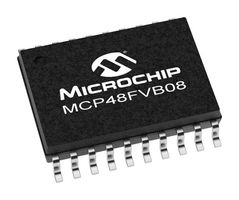 MICROCHIP MCP48FVB08-20E/ST DAC, OCTAL, 8BIT, -40 TO 125DEG C