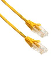 AMPHENOL CABLES ON DEMAND MP-6A28GNSYLW-005 PATCH CABLE, 8P8C, RJ45 PLUG-PLUG, 5