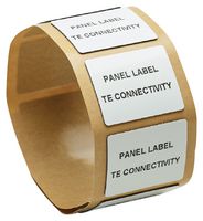 TE CONNECTIVITY PL-027008-2.5-8A 2322526-1 - LABEL, POLYESTER, SILVER, 8MM X 27MM