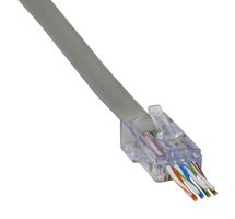 PLATINUM TOOLS 100028C RJ45 CONN, JACK, 8P8C, 1PORT, CABLE