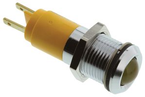 WAMCO WL-192A0352 PANEL MOUNT INDICATOR, LED, 14MM, YELLOW