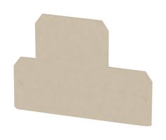 WEIDMULLER 1186720000. END PLATE, PLASTIC, TERMINAL BLOCK