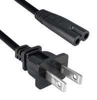 QUALTEK ELECTRONICS 223020-01 POWER CORD, NEMA 1-15P/IEC C7, 1.83M, 7A