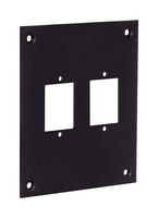 L-COM USP229B. UNIV SUB-PANEL, 2P JACK, W/ 2 ECF HOLE