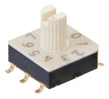 NKK SWITCHES FD02KR10P ROTARY CODED SWITCH, 10POS, 20V, SMD