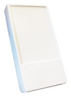 BOX ENCLOSURES PBS107 SMALL POCKET ENCLOSURE, ABS, WHITE