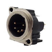 IO AUDIO TECHNOLOGIES IO-XLR5-M-BV XLR CONNECTOR, PLUG, 5POS, PCB