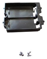 BOX ENCLOSURES ACO02-BLACK BATTERY COMPARTMENT, 2X9V, ABS, BLACK