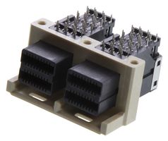 AMPHENOL COMMUNICATIONS SOLUTIONS G40HA2331HR I/O CONN, MINI SAS HD, R/A RCPT, 72POS