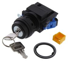IDEC HW1K-21BF10 KEYLOCK SWITCH, SPST, 10A, 110V, SCREW