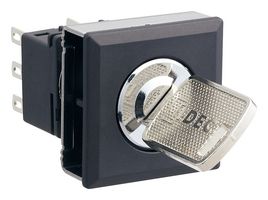 IDEC LBW7K-2ST1A KEY OPERATED SW, SPDT, 0.1A, 125V, 90DEG