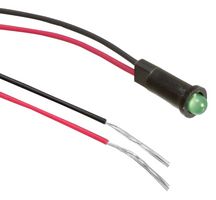DIALIGHT 558-0202-027F LED PANEL INDICATOR, 3.97MM, GRN, 5VDC