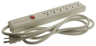 LEGRAND WIREMOLD P6 POWER OUTLET STRIP, 6 OUTLET, 15A
