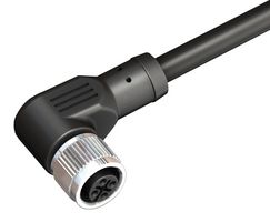 ALTECH CBF12-R55N0-05BPUR CBL ASSY, 5P R/A M12 RCPT-FREE END/16.4