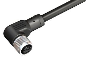 ALTECH CBF12-S43N0-05BPVC CBL ASSY, 3P M12 RCPT-FREE END, 16.4