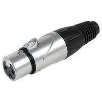 STELLAR LABS 27-9852 XLR Female Connector - 3 pin
