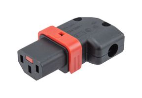 L-COM ACPWRC-C13LR. IEC POWER CONN, R/A C13, 15A/250V, SCREW