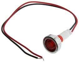 MALLORY SONALERT FL1P-10NW-1-R12V LED RED 10MM NUT 12VAC/DC STK £