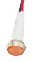 MALLORY SONALERT FL1P-10NW-4-Y24V LED YEL 10MM NUT 24VAC/DC STK £