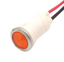 MALLORY SONALERT FL1P-12QW-2-Y24V LED YEL 12MM SNAP 24VAC/DC STK £