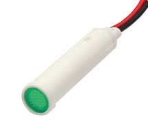 MALLORY SONALERT FL1P-8QW-1-G3V LED GRN 8MM SNAP 3VAC/DC STK £