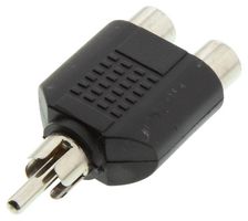 MCM 27-605 ADAPTER, Y, PHONO PLUG TO 2 PHONO RECEPT