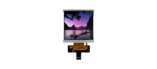 4.0" Square IPS TFT display, high brightness
