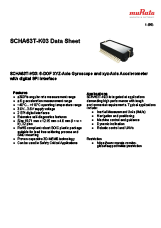เอกสารข้อมูลสินค้า SCHA63T